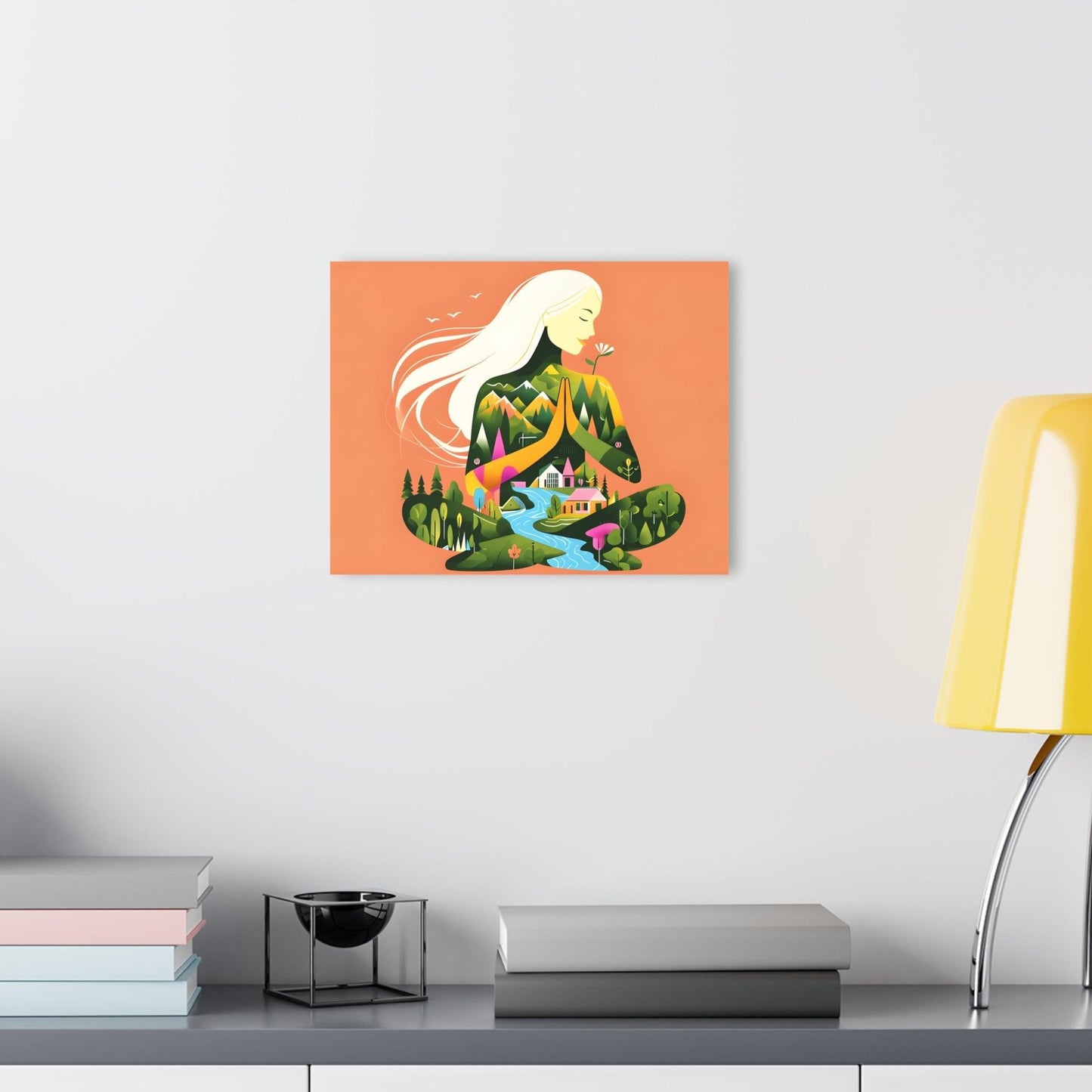 Woman's Nature Acrylic Artwork (Horizontal) - Milestone Acrylic