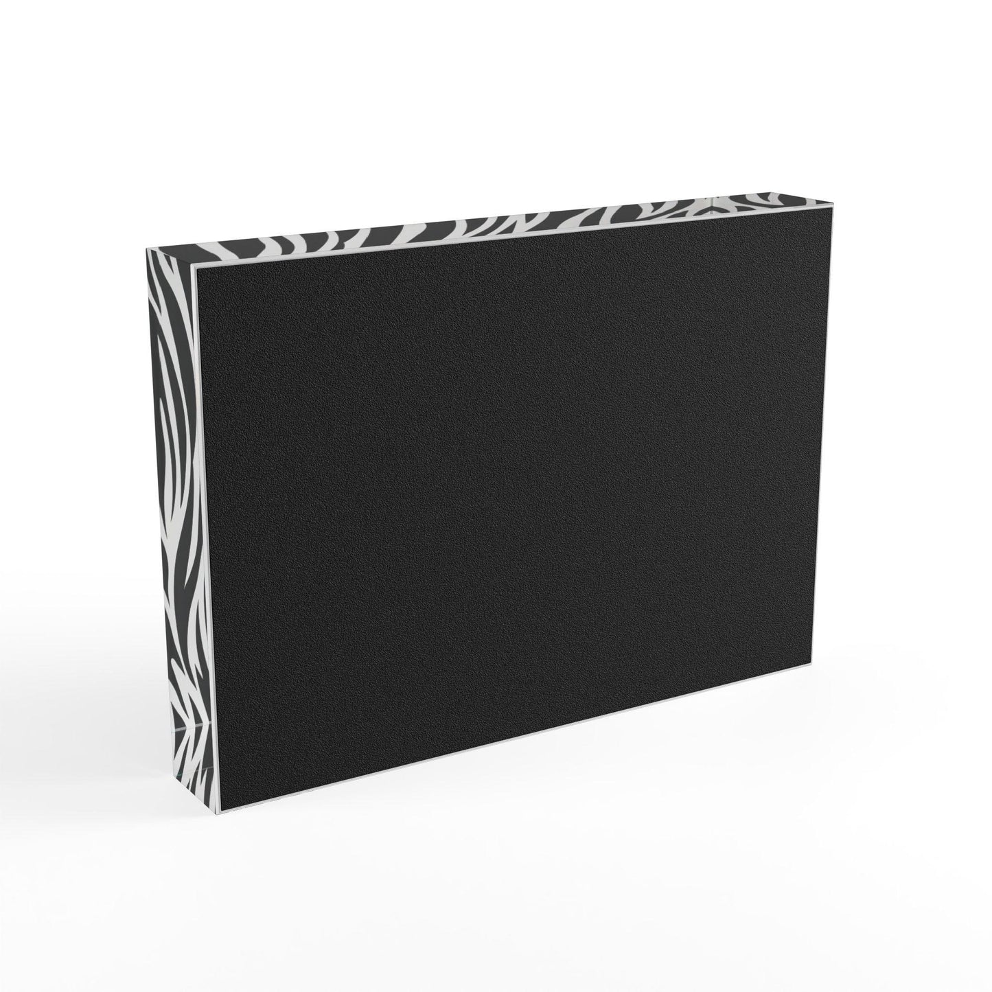 Zebra Print Acrylic Display Block
