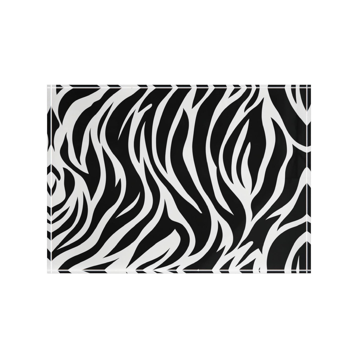 Zebra Print Acrylic Display Block