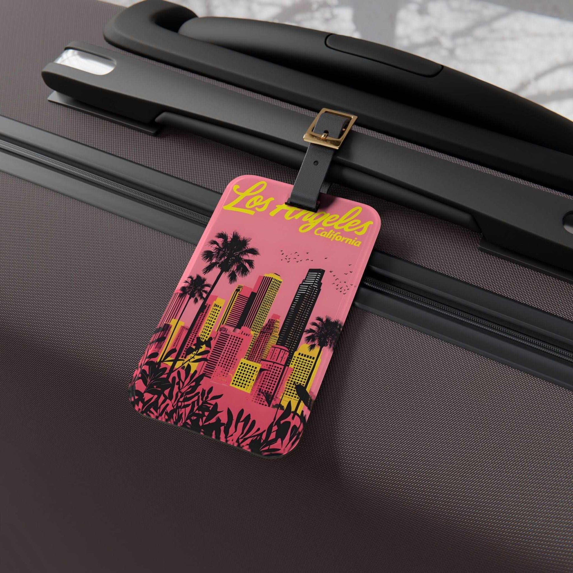 'Los Angeles'- Luggage Tag - Milestone Acrylic