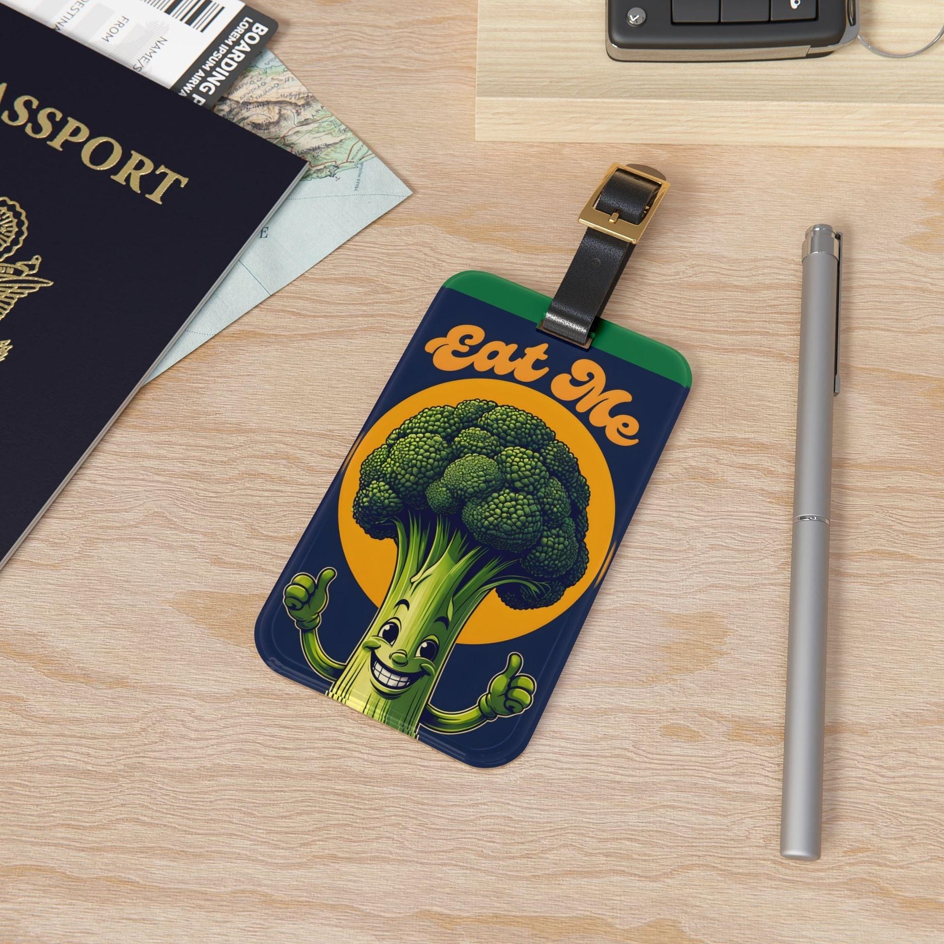 'Eat Me'- Luggage Tag - Milestone Acrylic