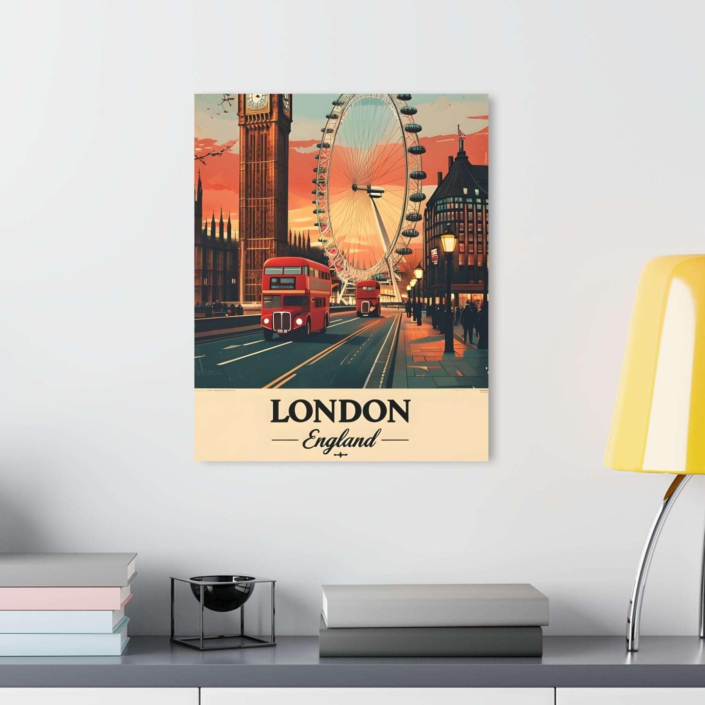 London Acrylic Print (Vertical) - Milestone Acrylic