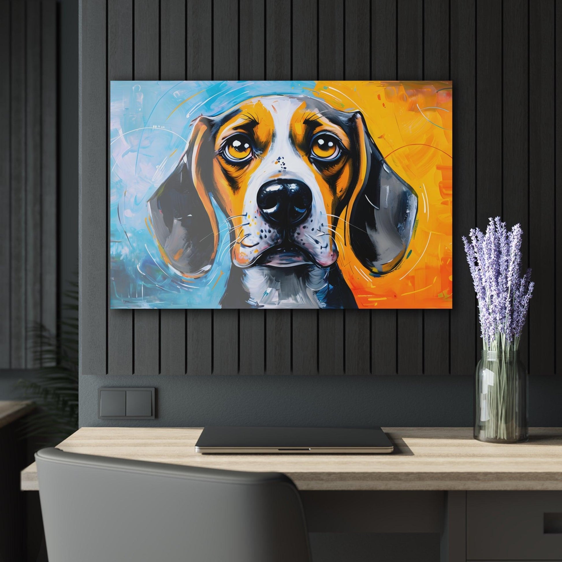 Dog Portrait Acrylic Artwork (Horizontal) - Milestone Acrylic