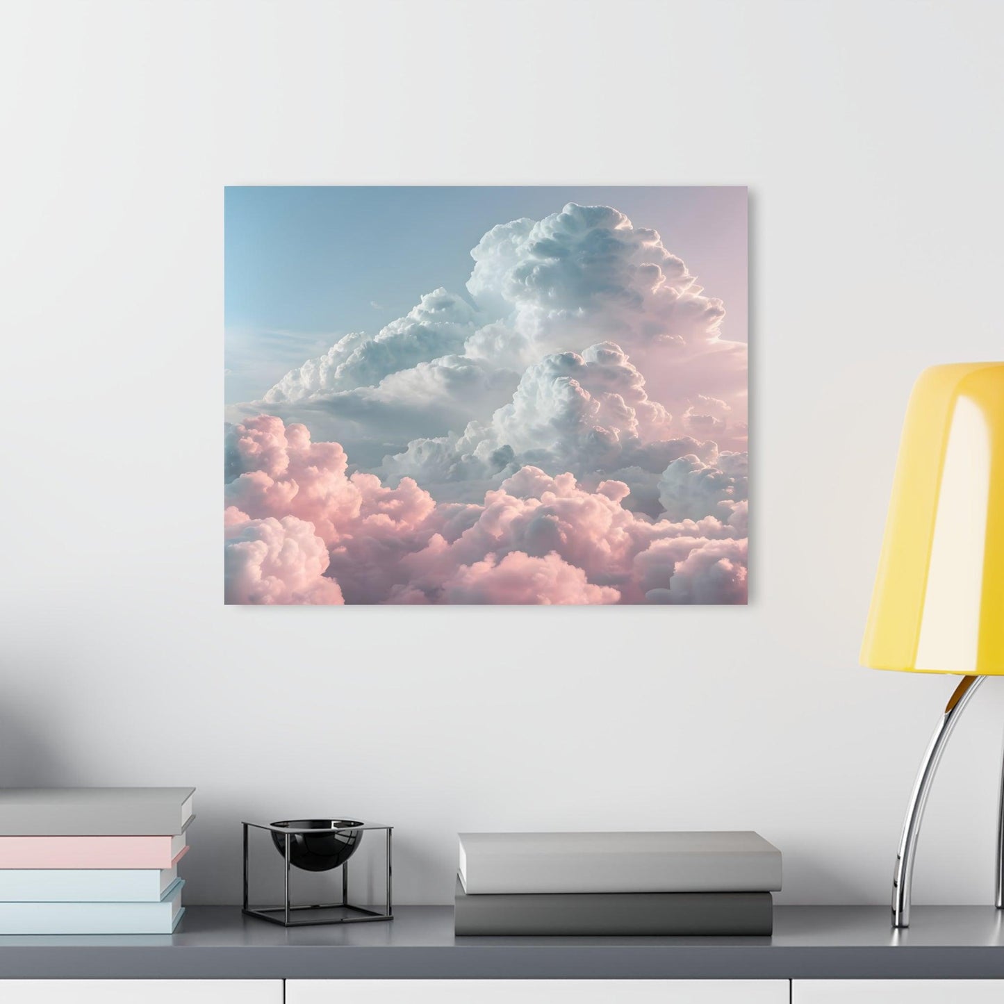 Pastel Clouds Acrylic Artwork (Horizontal) - Milestone Acrylic