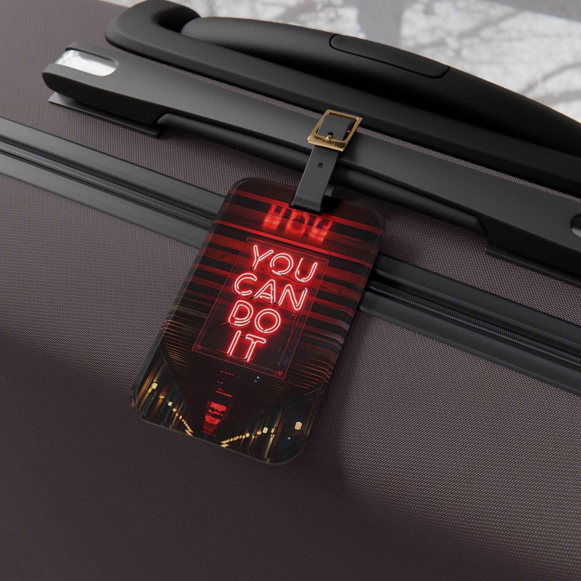 'You Can Do It' - Luggage Tag - Milestone Acrylic