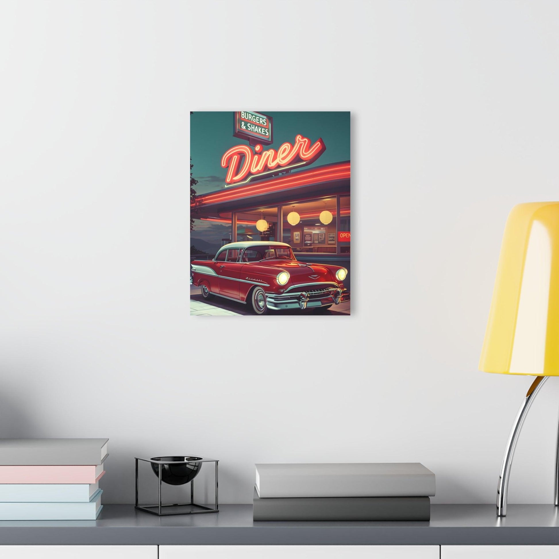 Diner Acrylic Print (Vertical) - Milestone Acrylic