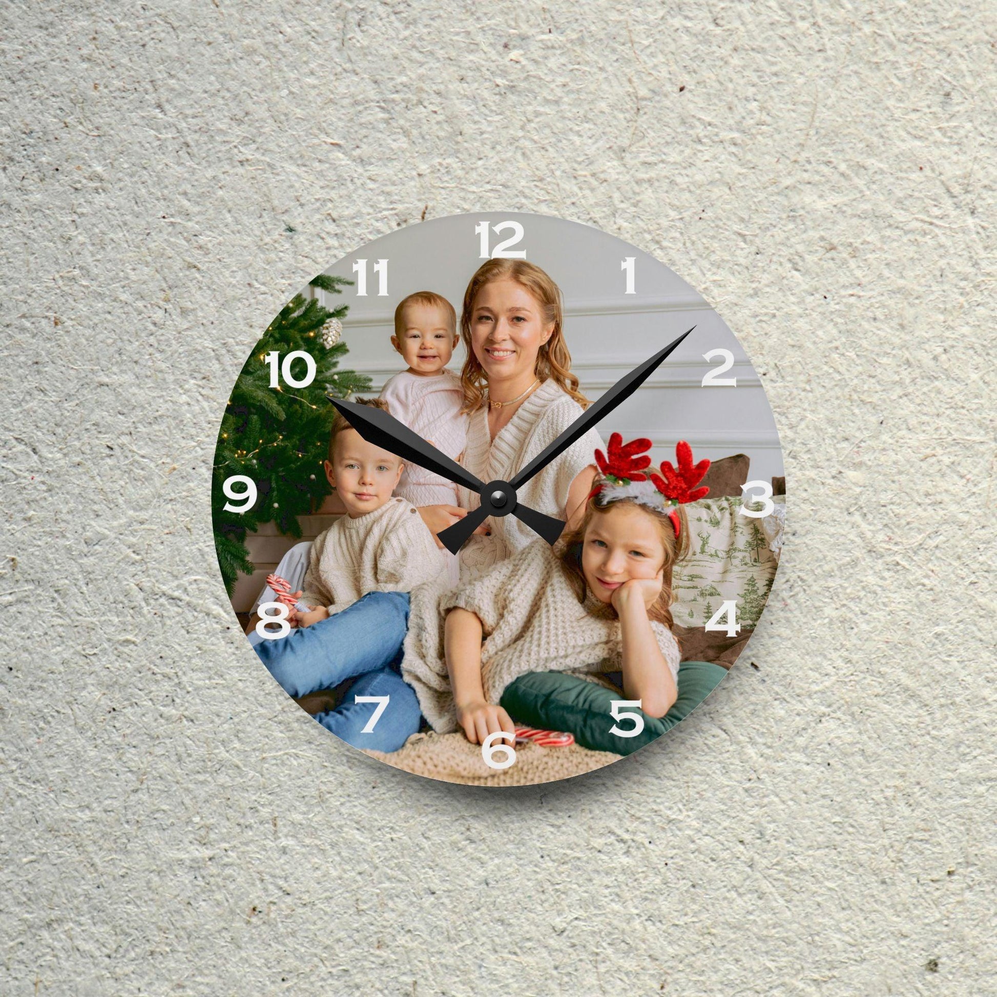 Custom Acrylic Wall Clock - Elegant Home Decor - Milestone Acrylic