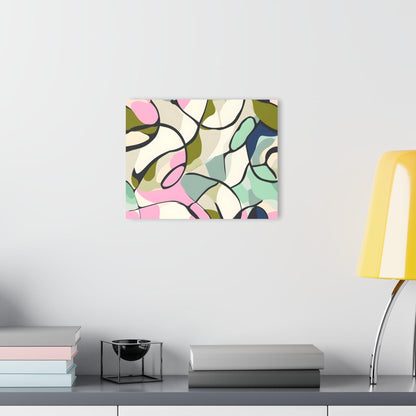 Playful 3D Geometric Acrylic Artwork (Horizontal) - Milestone Acrylic