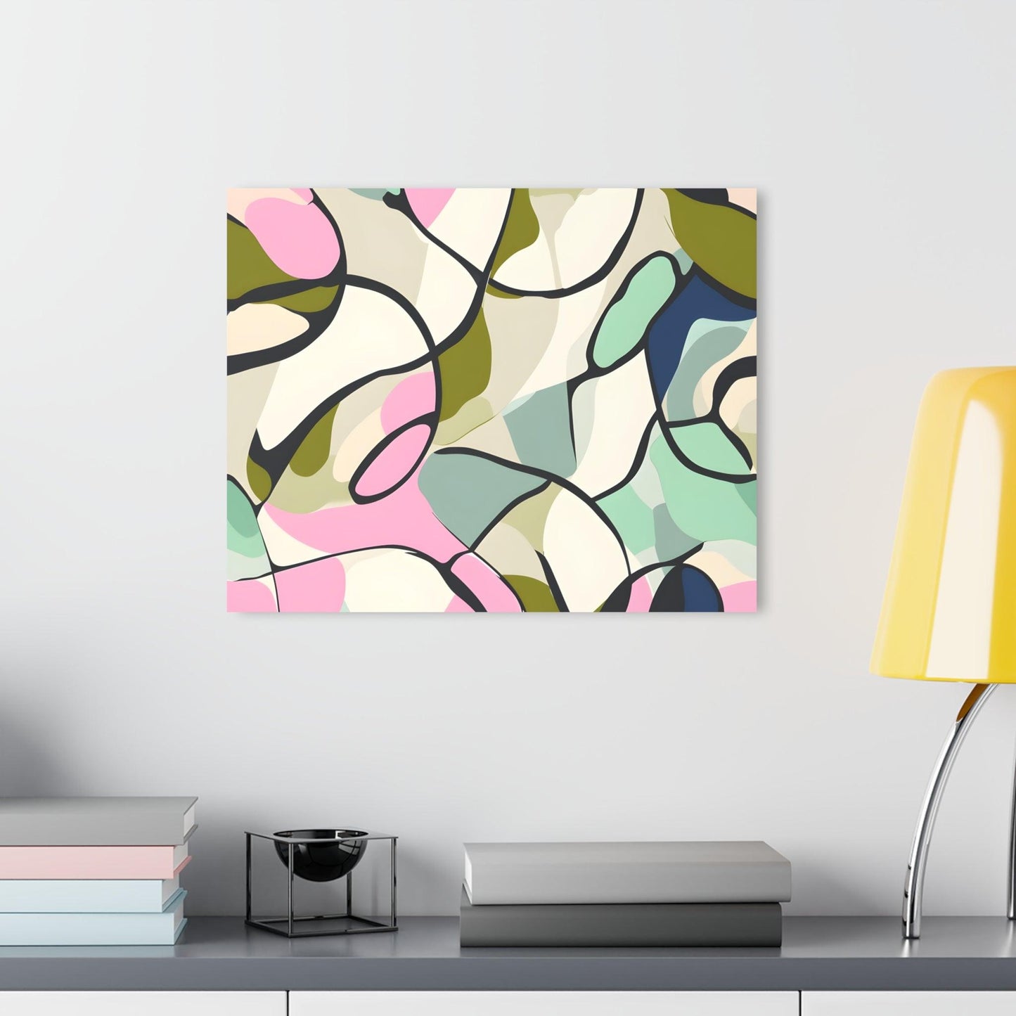 Playful 3D Geometric Acrylic Artwork (Horizontal) - Milestone Acrylic