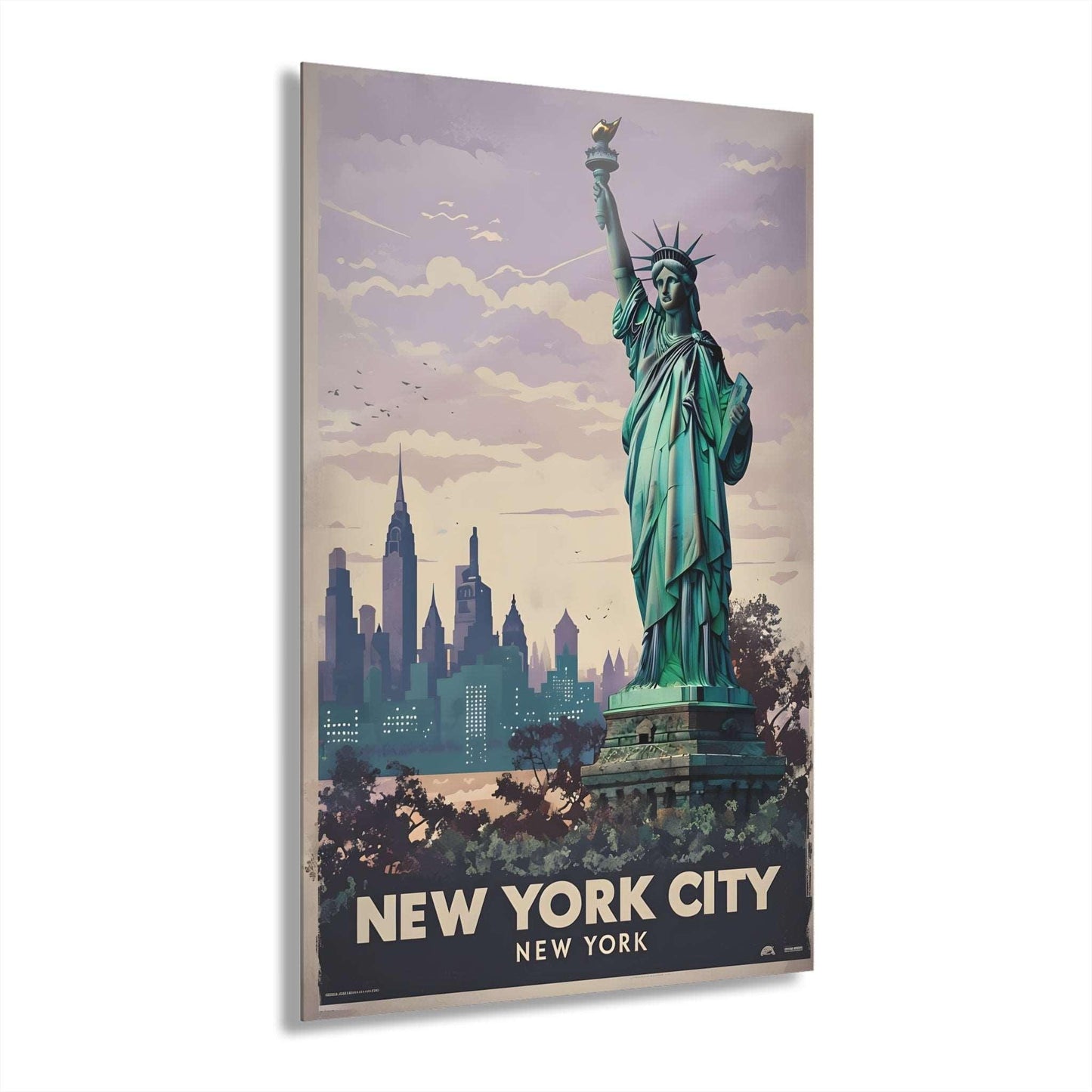 New York Acrylic Print (Vertical) - Milestone Acrylic