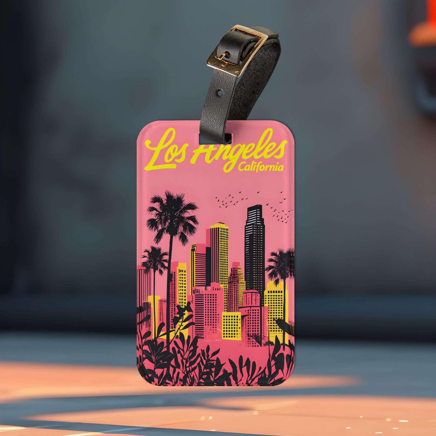 'Los Angeles'- Luggage Tag - Milestone Acrylic