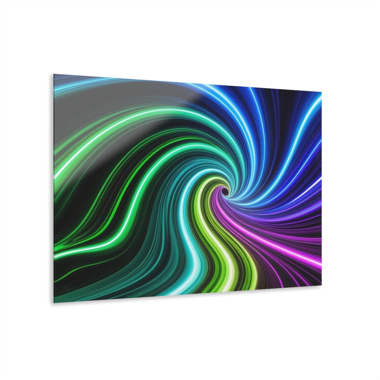 Technicolor Flow, Acrylic Glass, Wall art