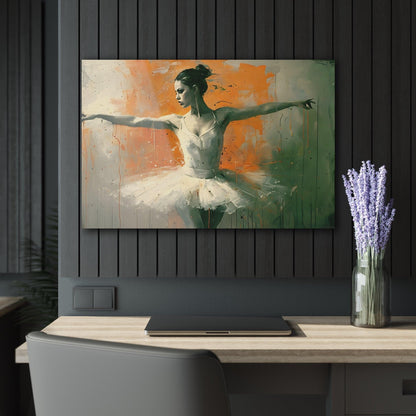 Ballet Dancer in Motion Acrylic Artwork (Horizontal) - Milestone Acrylic