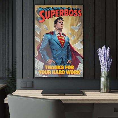 Superboss Acrylic Print (Vertical) - Milestone Acrylic