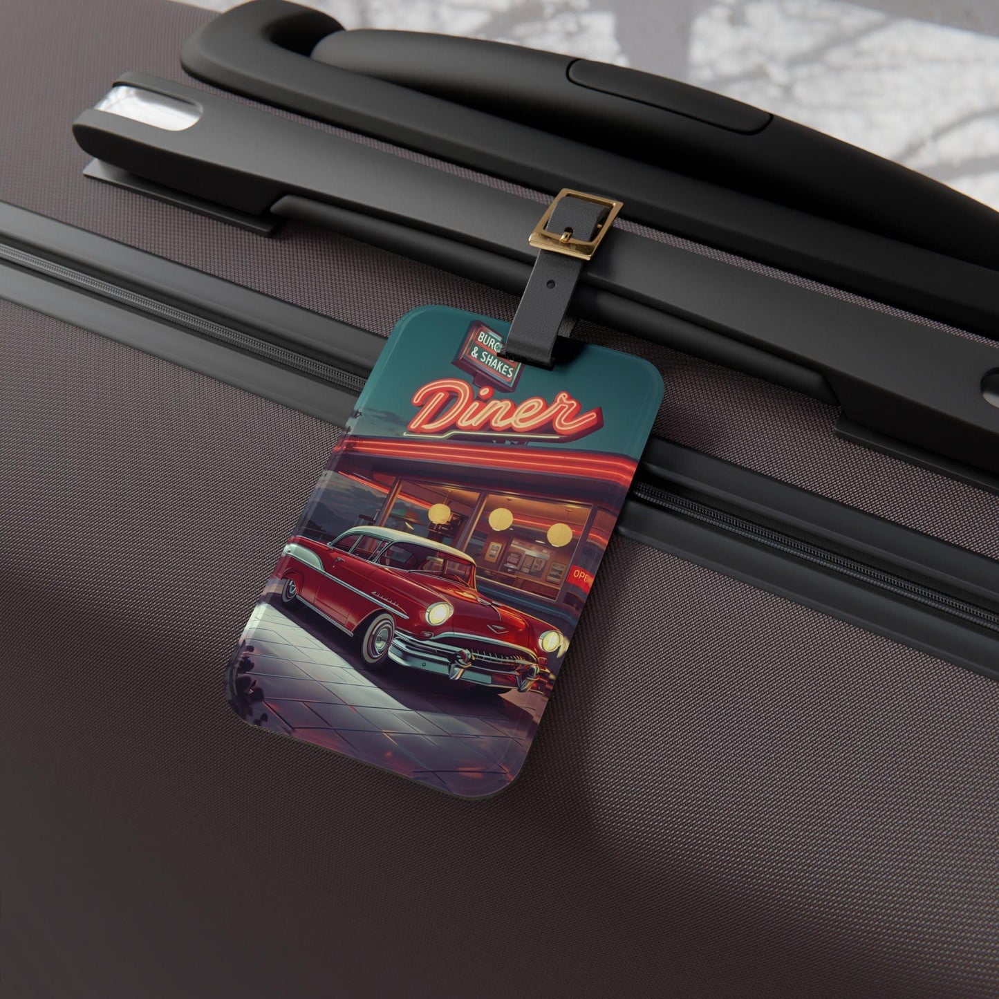 'Diner'- Luggage Tag - Milestone Acrylic