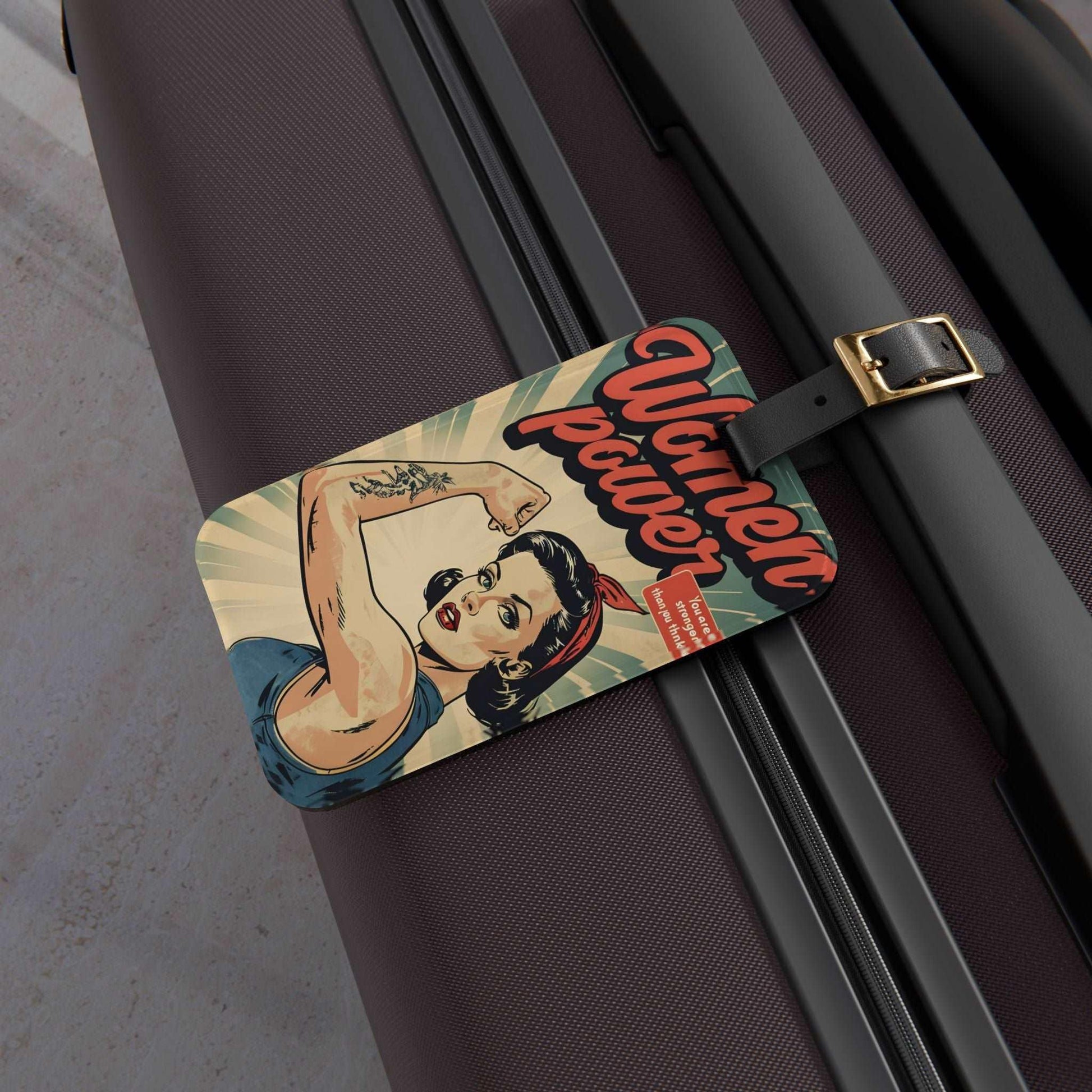 'Women Power'- Luggage Tag - Milestone Acrylic