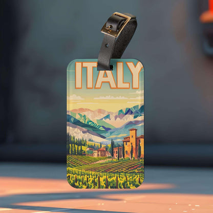 'Italy' - Luggage Tag - Milestone Acrylic