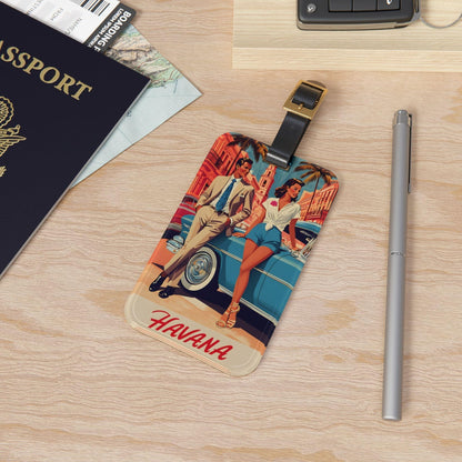 'Havana' - Luggage Tag - Milestone Acrylic