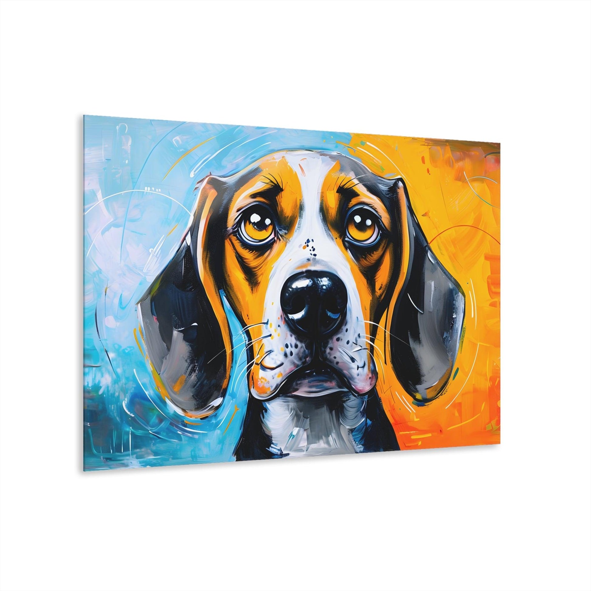 Dog Portrait Acrylic Artwork (Horizontal) - Milestone Acrylic