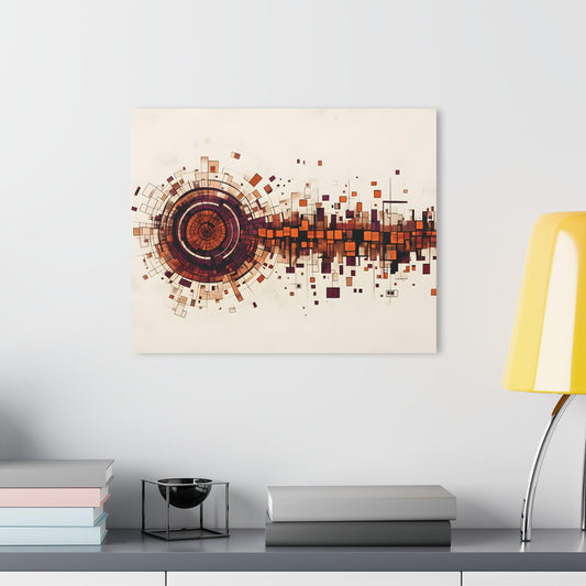 Circular Geometric Shapes Acrylic Artwork (Horizontal) - Milestone Acrylic