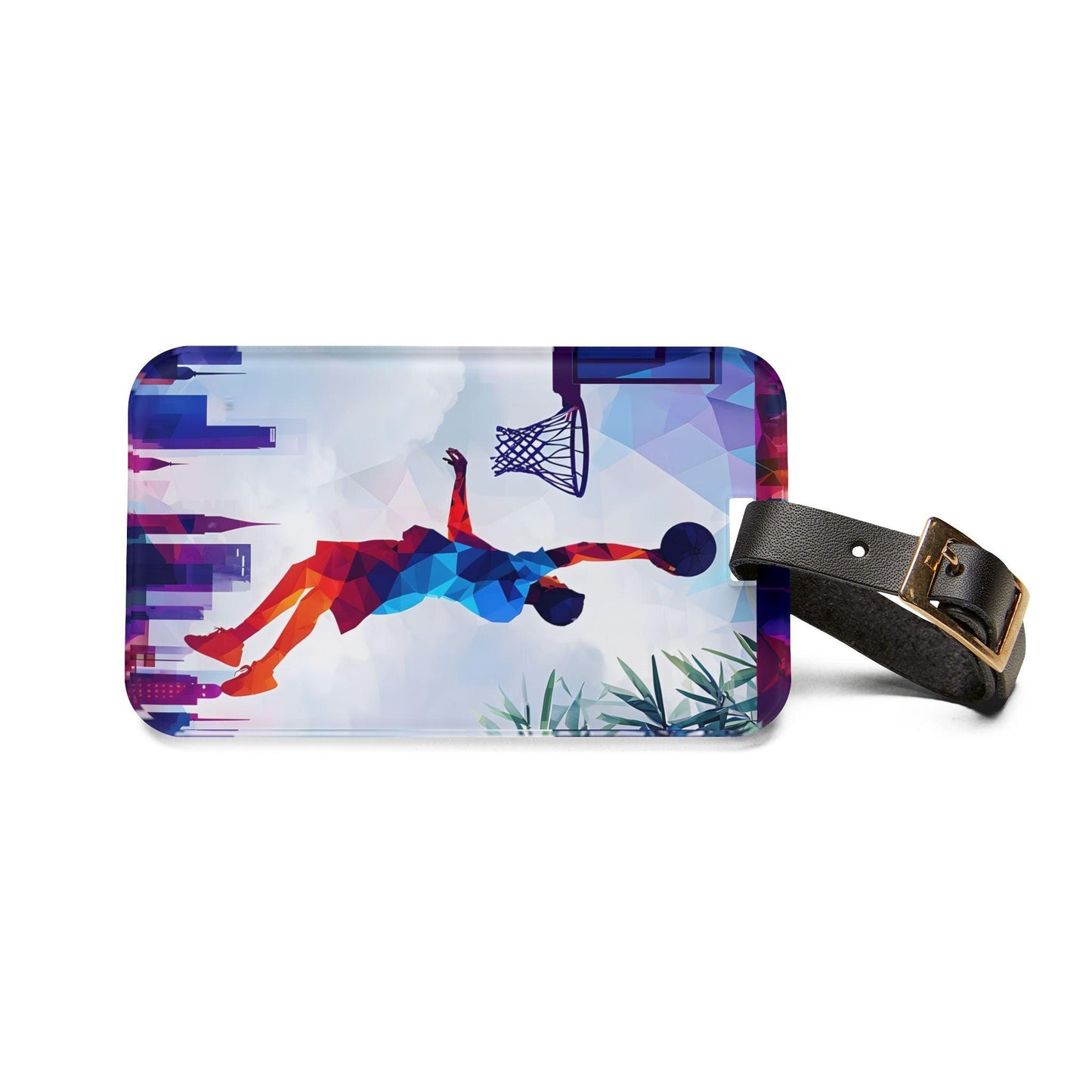 ' Basketball Player 2 '- Luggage Tag - Milestone Acrylic