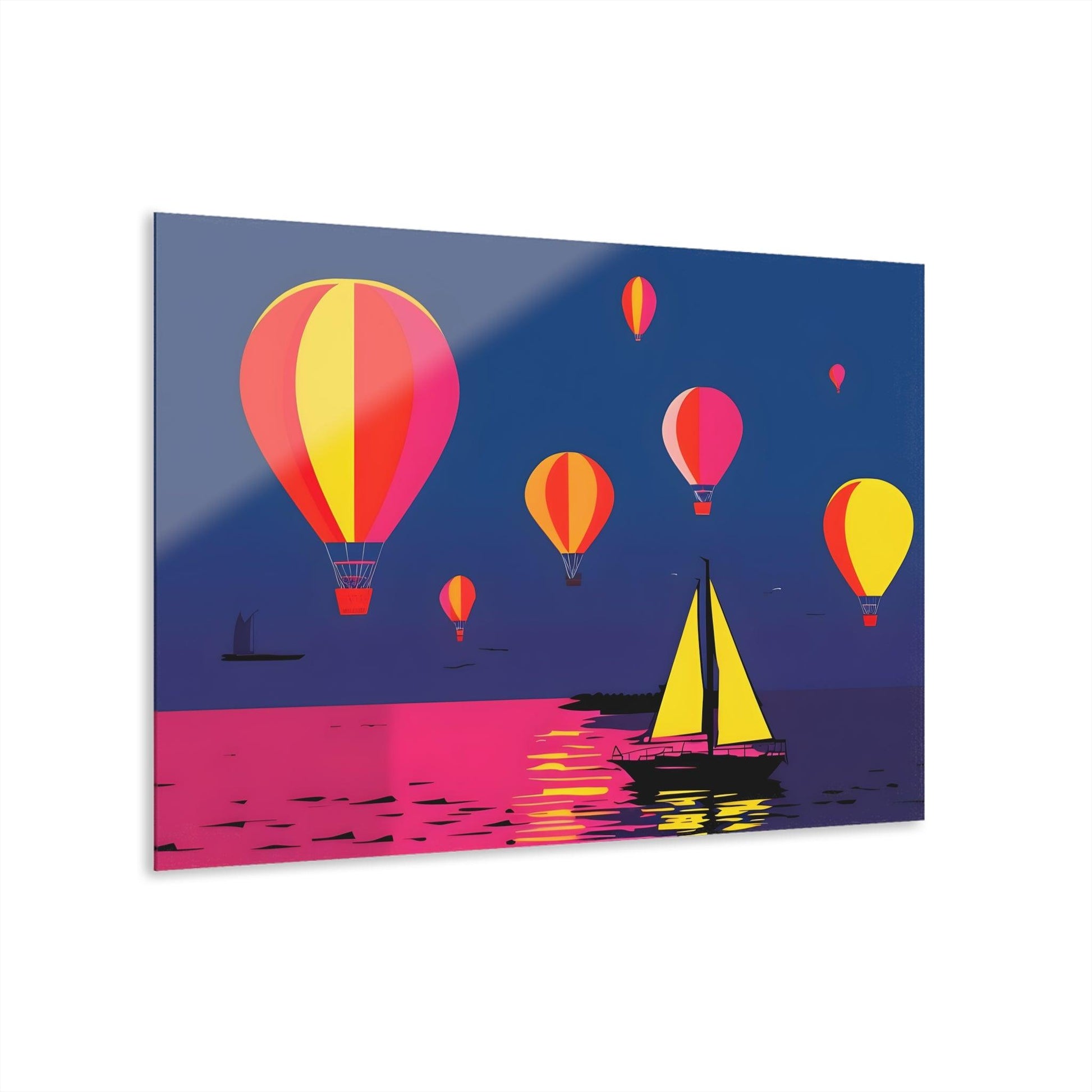 Hot Air Balloons Acrylic Artwork (Horizontal) - Milestone Acrylic