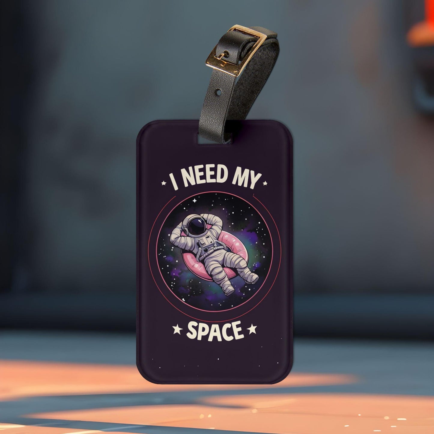 'I Need My Space, Astronaut '- Luggage Tag - Milestone Acrylic