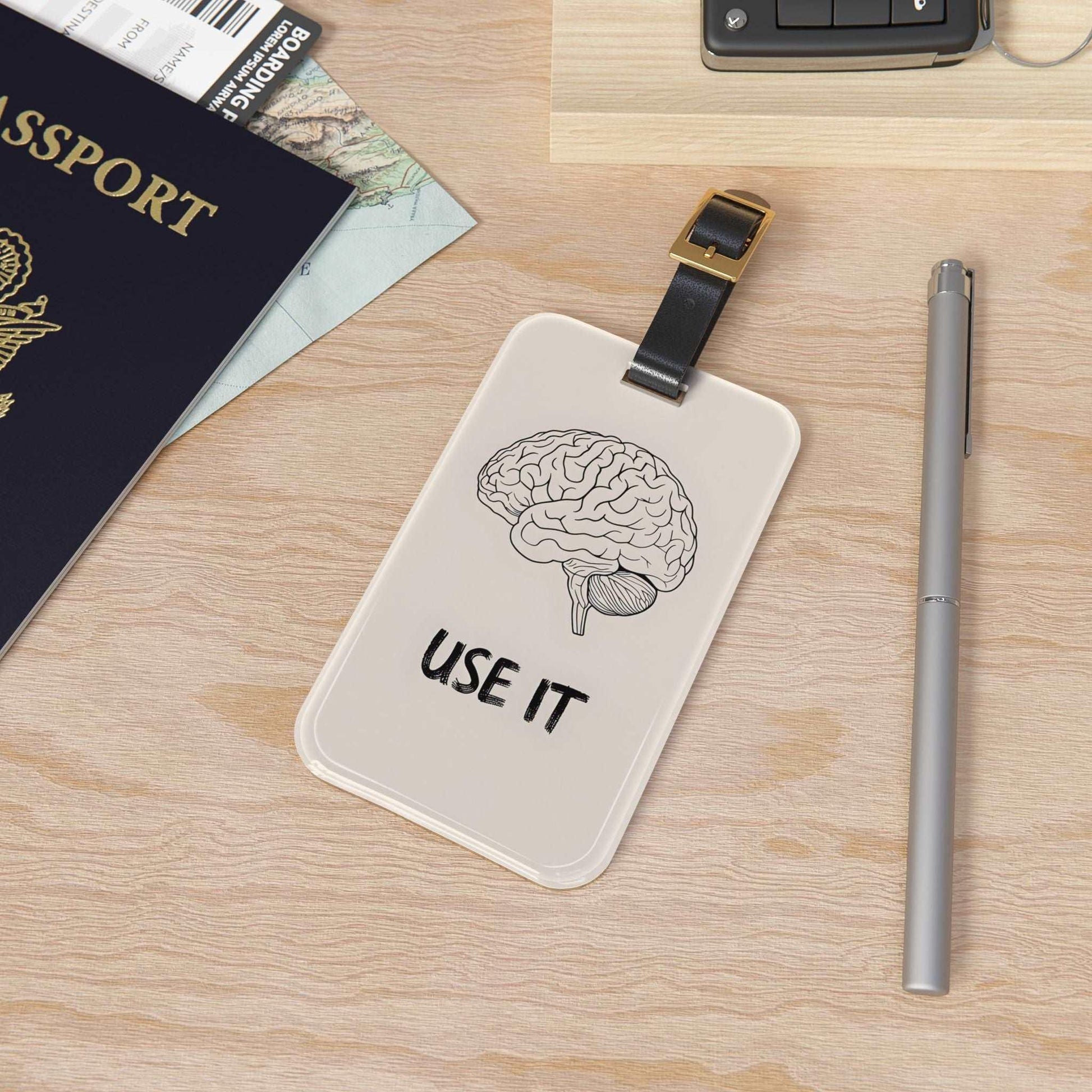 'Use It' - Luggage Tag - Milestone Acrylic