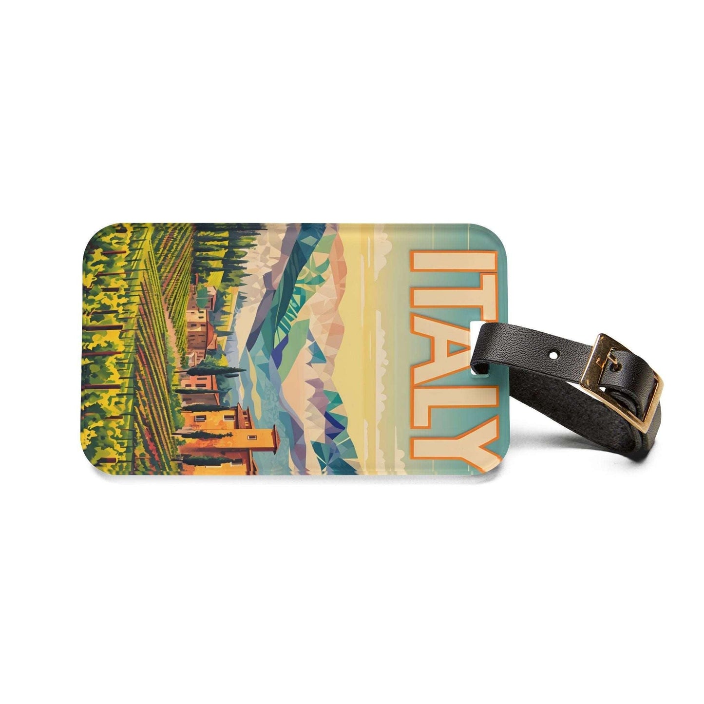 'Italy' - Luggage Tag - Milestone Acrylic