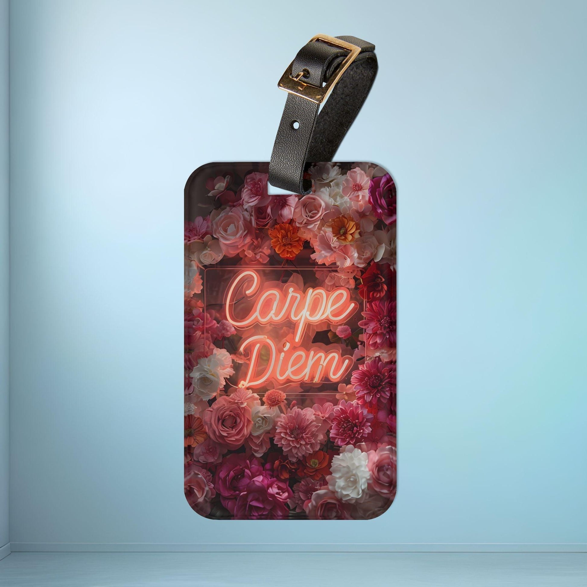 'Carpe Diem' - Luggage Tag - Milestone Acrylic