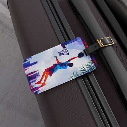 ' Basketball Player 2 '- Luggage Tag - Milestone Acrylic