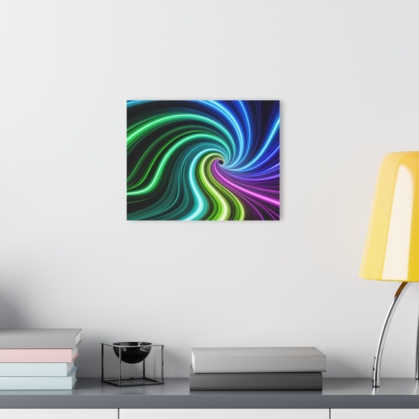 Technicolor Flow, Acrylic Glass, Wall art