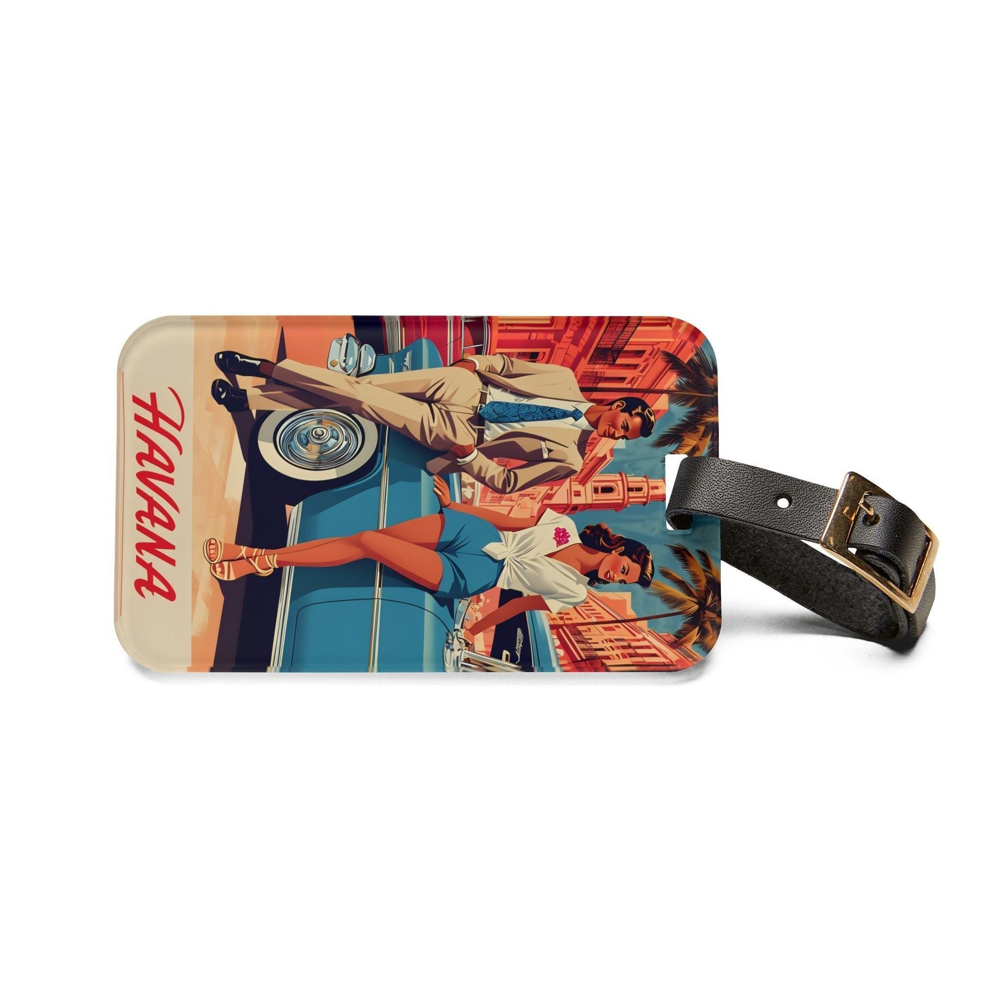 'Havana' - Luggage Tag - Milestone Acrylic