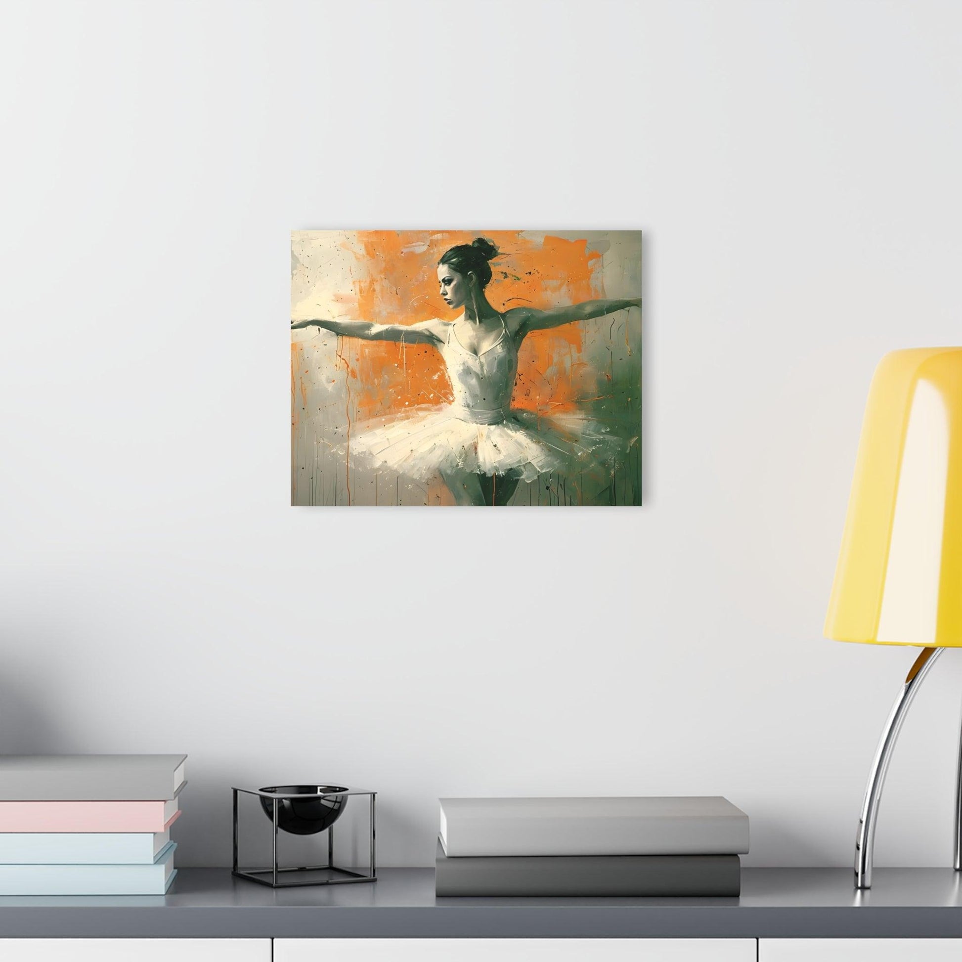 Ballet Dancer in Motion Acrylic Artwork (Horizontal) - Milestone Acrylic