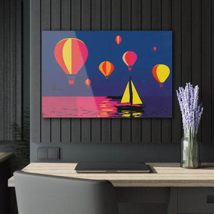 Hot Air Balloons Acrylic Artwork (Horizontal) - Milestone Acrylic