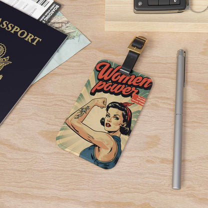 'Women Power'- Luggage Tag - Milestone Acrylic