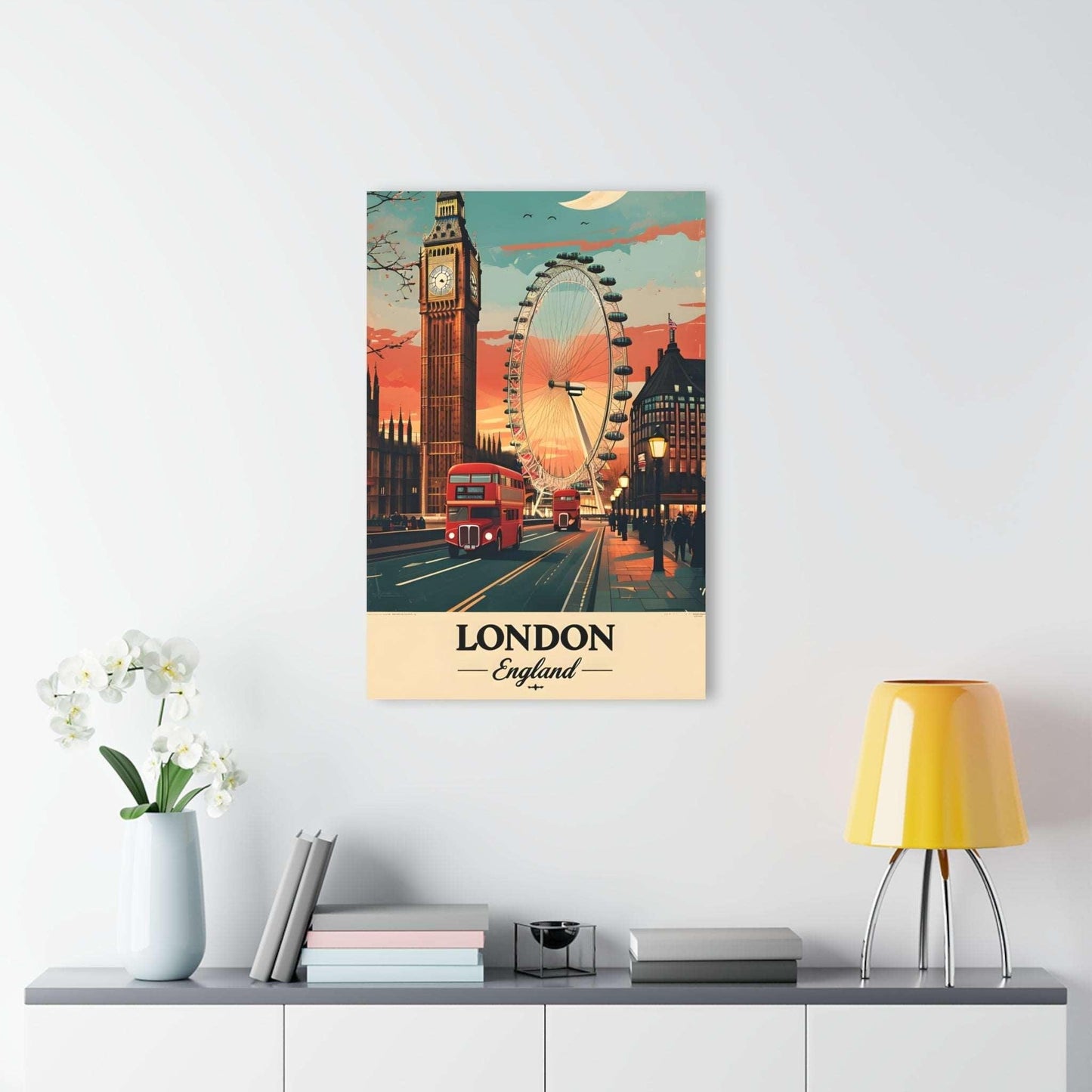 London Acrylic Print (Vertical) - Milestone Acrylic