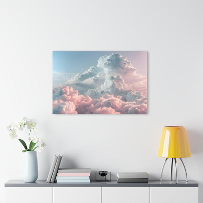 Pastel Clouds Acrylic Artwork (Horizontal) - Milestone Acrylic