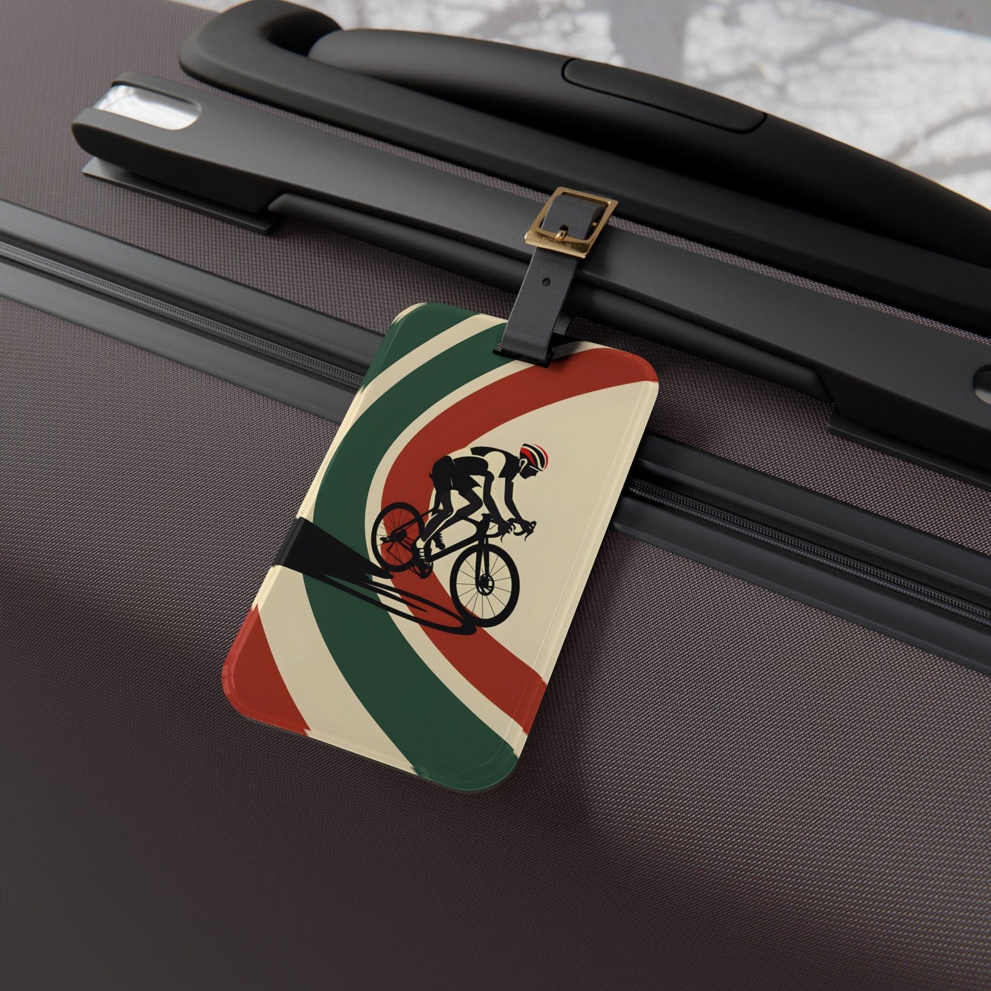 'Biker'- Luggage Tag - Milestone Acrylic