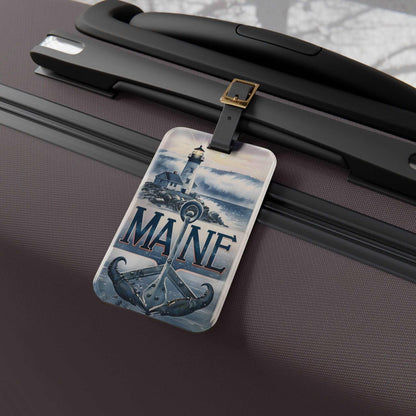 'Maine' - Luggage Tag - Milestone Acrylic