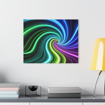 Technicolor Flow, Acrylic Glass, Wall art