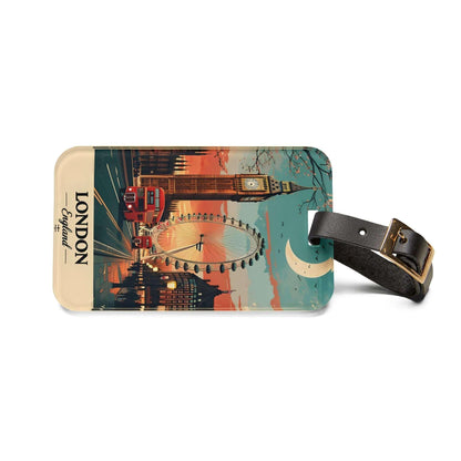 'London, England' - Luggage Tag - Milestone Acrylic