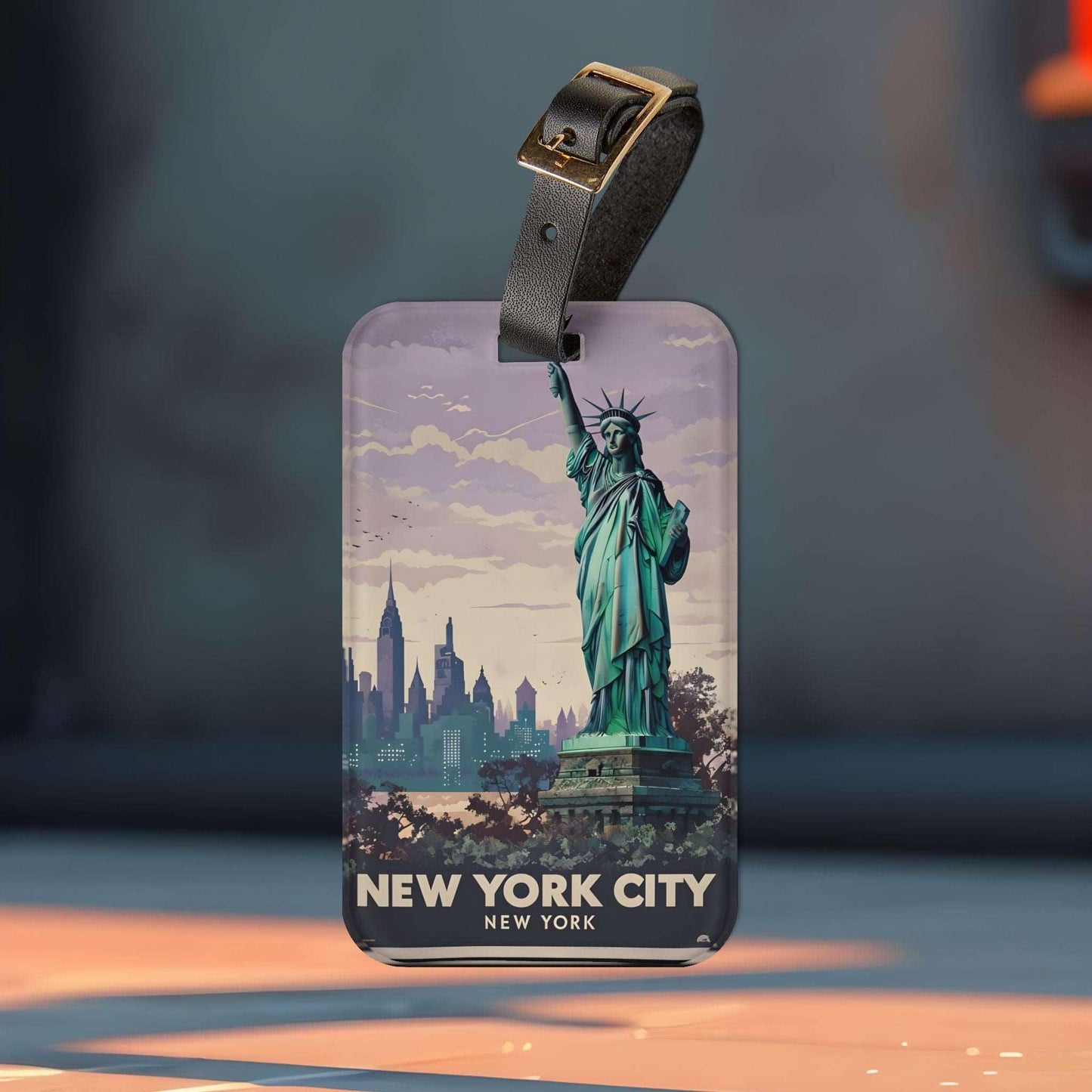 'New York City' - Luggage Tag - Milestone Acrylic