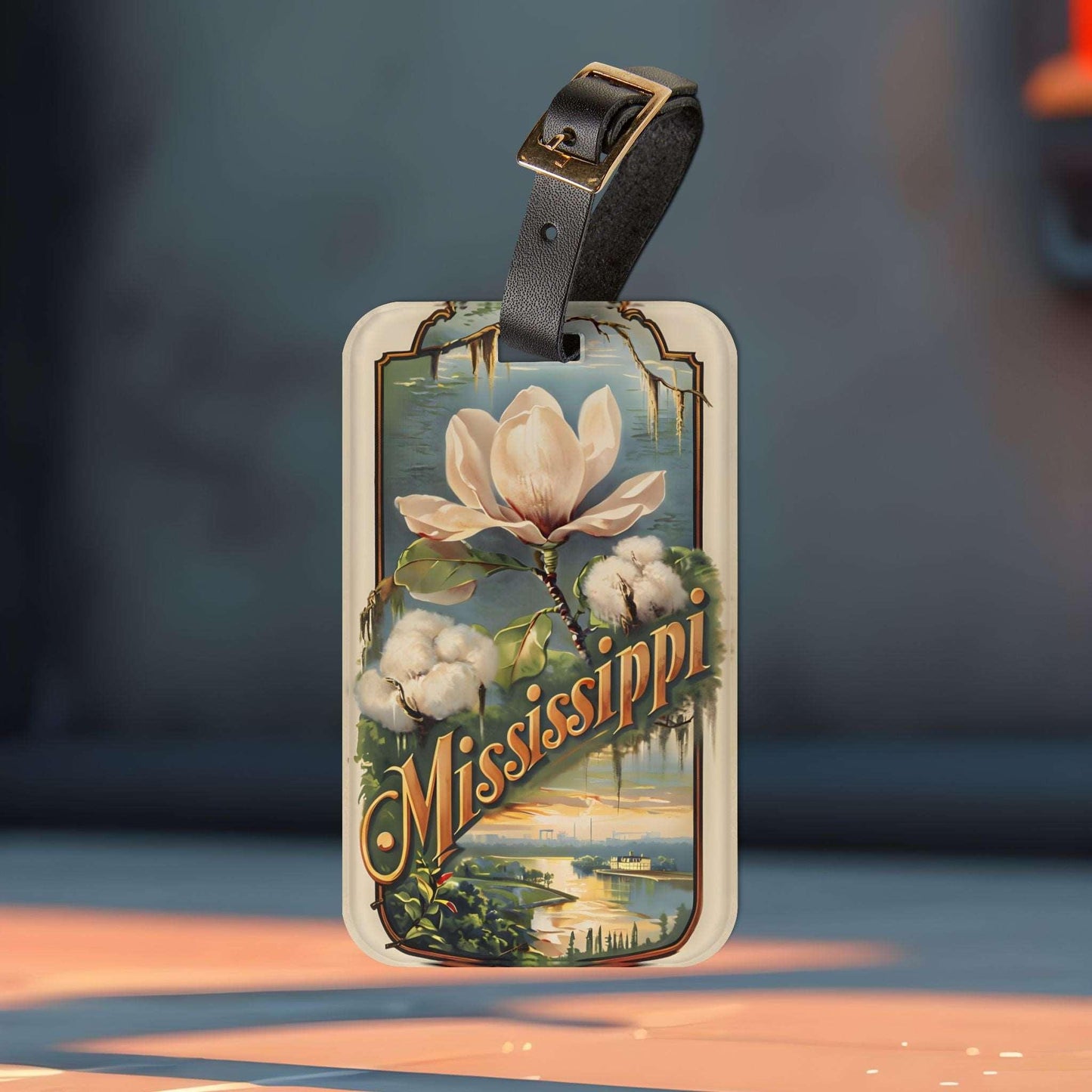 'Mississippi'- Luggage Tag - Milestone Acrylic