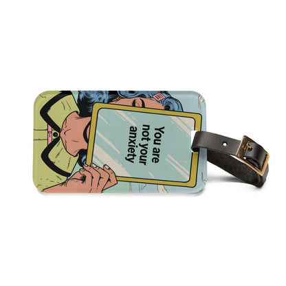 'You Are Not Your Anxiety' - Luggage Tag - Milestone Acrylic