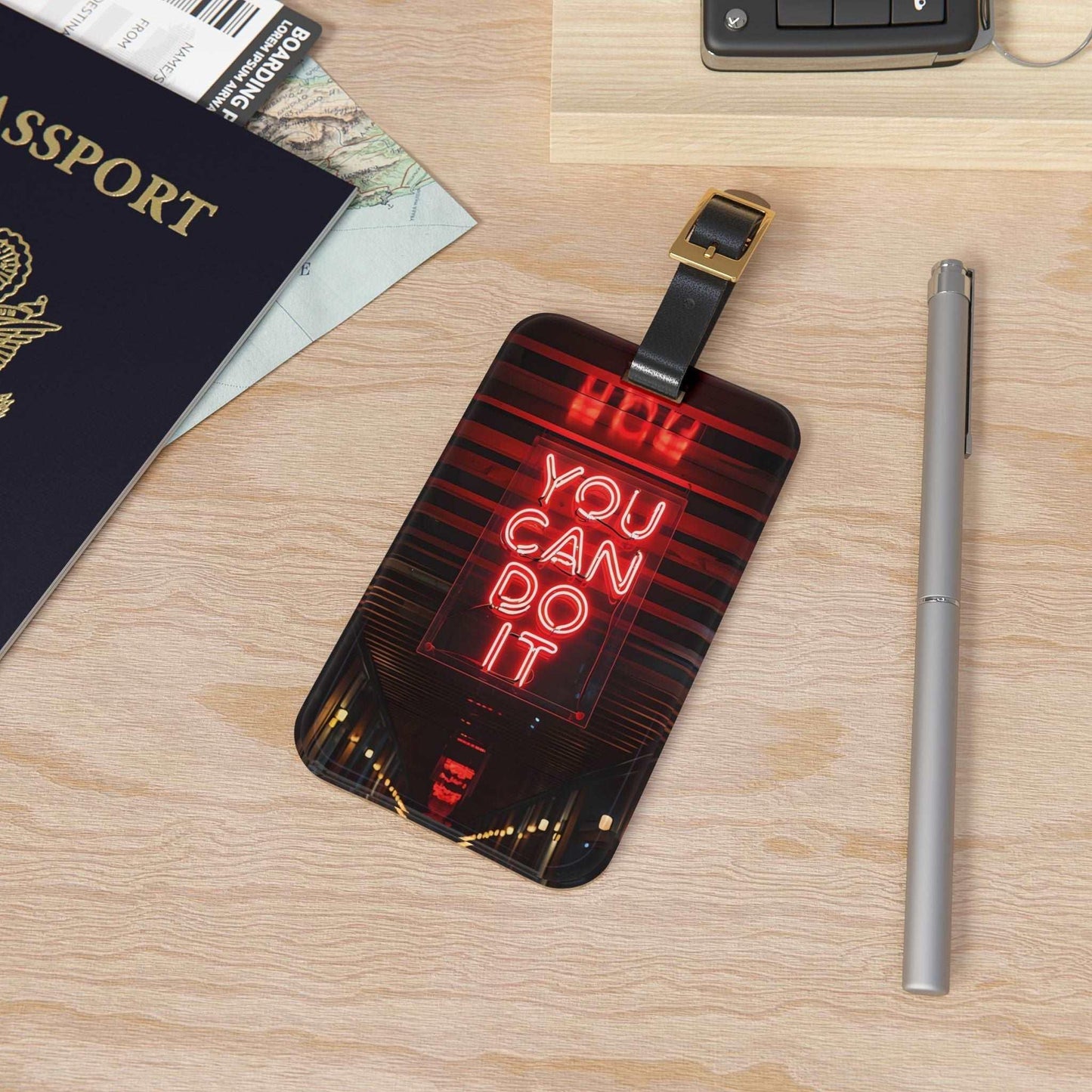 'You Can Do It' - Luggage Tag - Milestone Acrylic