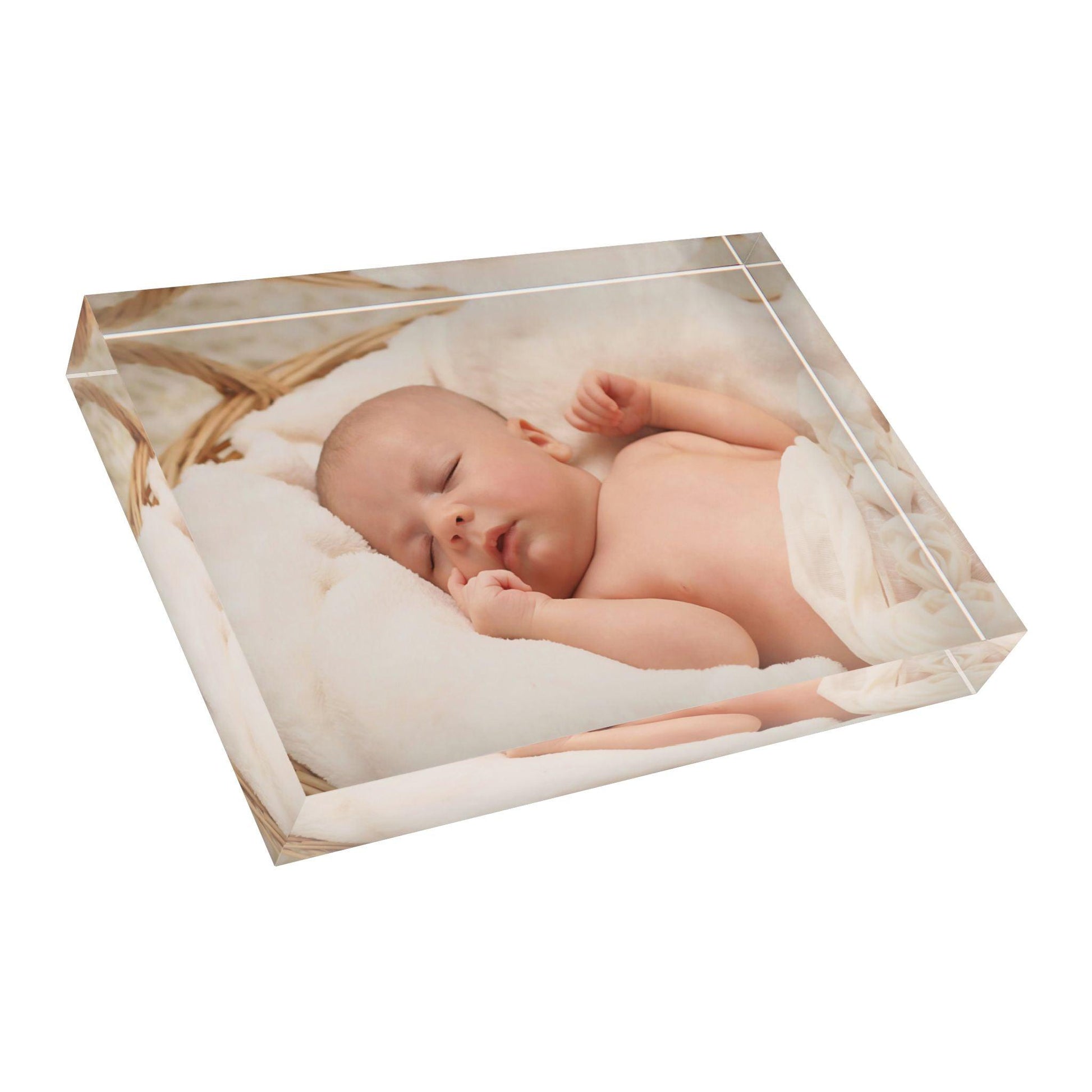 Customized Photo Block - Personalize Your Memories - Milestone Acrylic