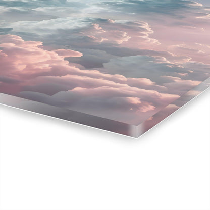 Pastel Clouds Acrylic Artwork (Horizontal) - Milestone Acrylic