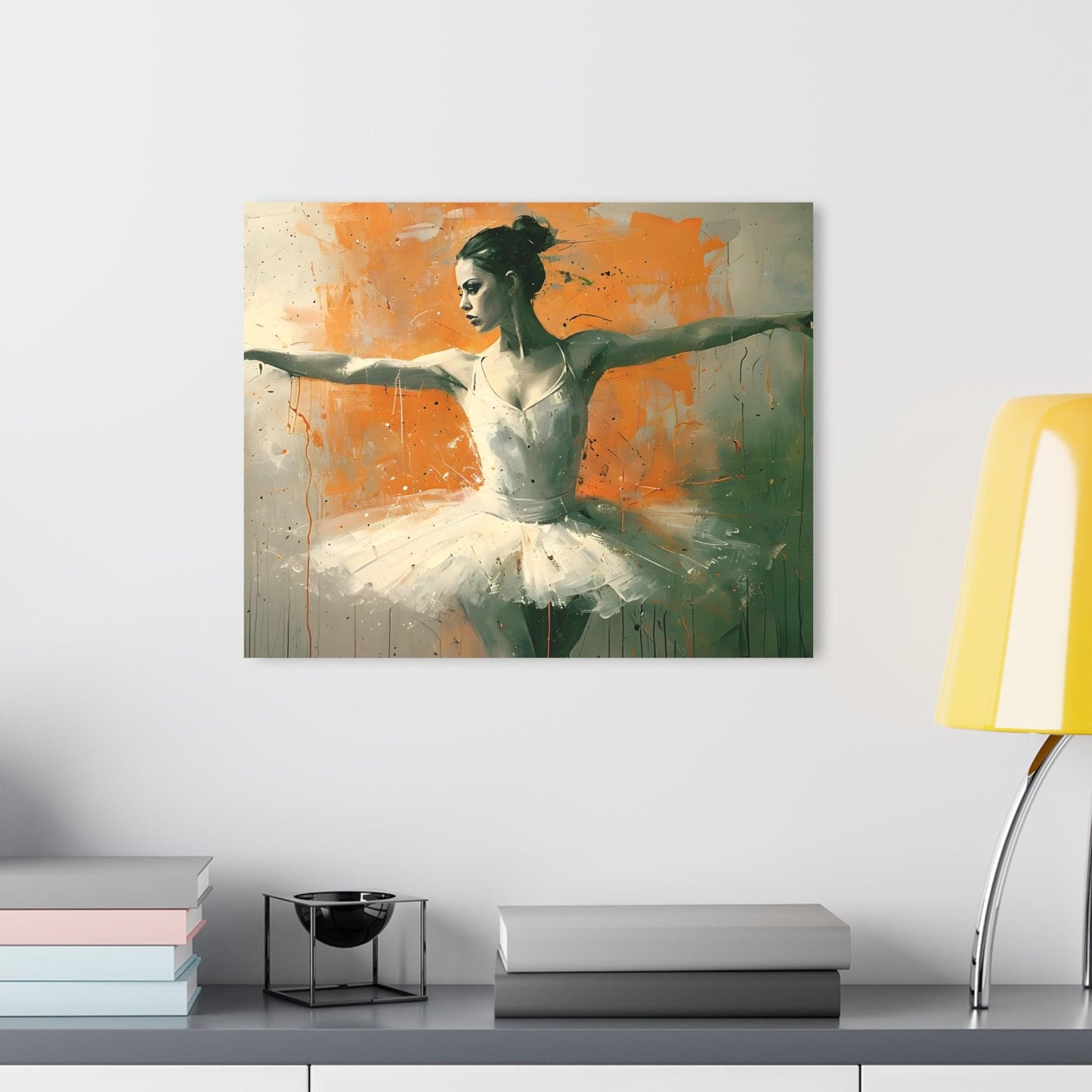 Ballet Dancer in Motion Acrylic Artwork (Horizontal) - Milestone Acrylic