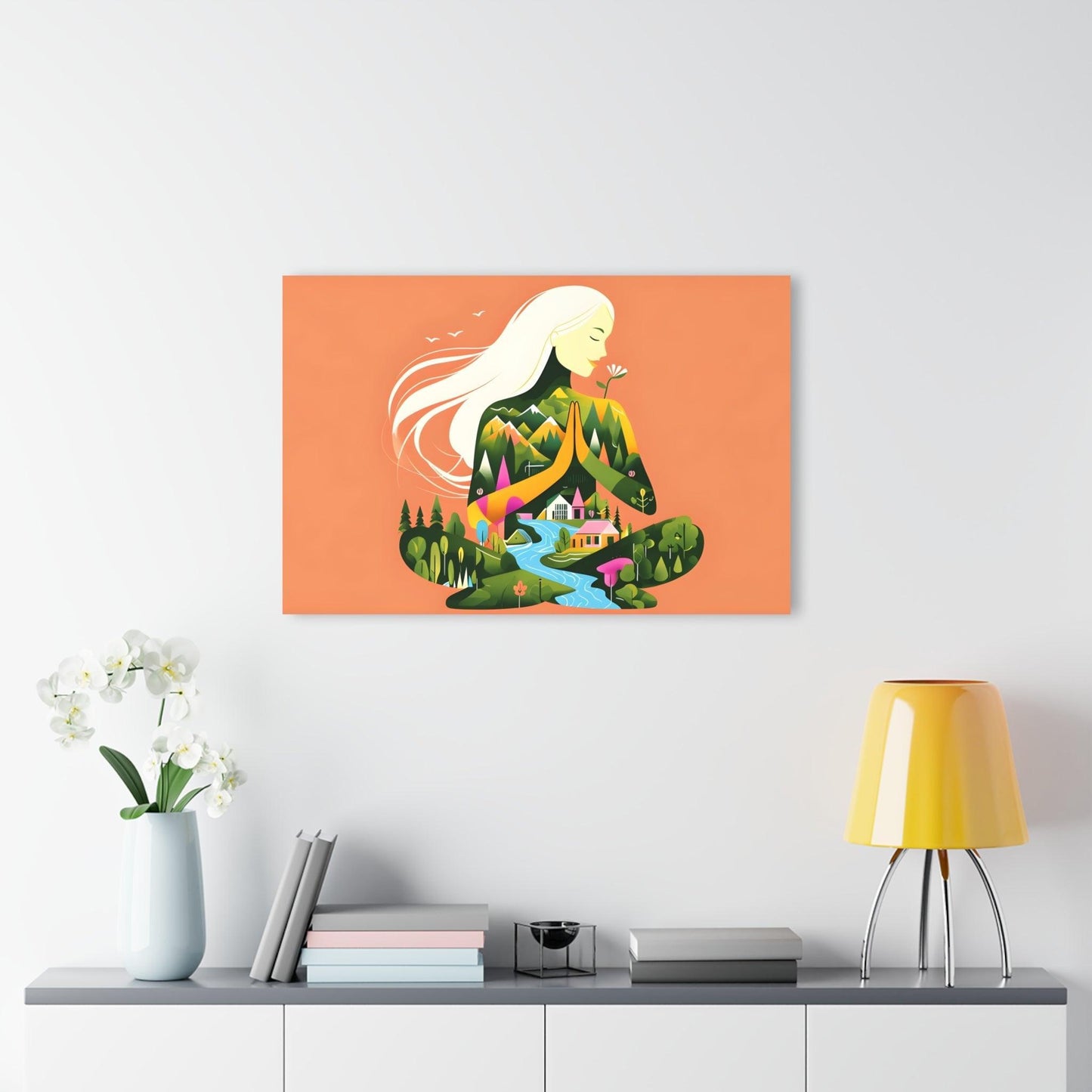 Woman's Nature Acrylic Artwork (Horizontal) - Milestone Acrylic